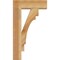 Ekena Millwork Merced Block Rough Sawn Bracket, Western Red Cedar, 4"W x 16"D x 28"H BKT04X16X28MRC05RWR - alternate 3